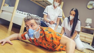 Sexy girls in porn - Two Nurses, One Big Cock on HOT-GIRLS-PORN.COM