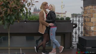 Sexy girls in porn - Romantic Stockinged Lesbians Lick and Suck on HOT-GIRLS-PORN.COM
