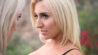 Sexy girls in porn - Blonde & Tanned Lesbians Cadence Lux & Xandra Sixx Lick Each Other Outdoors on HOT-GIRLS-PORN.COM