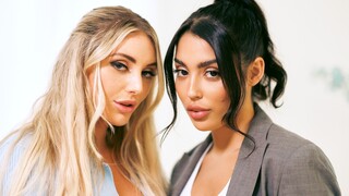 สาวเซ็กซี่ในหนังโป๊ - Brunette and Blonde Lesbian Fingering and Face Sitting บน HOT-GIRLS-PORN.COM