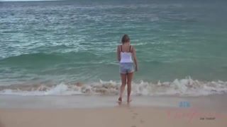 Sexy girls in porn - Horny Blonde Athena Faris Fingered in Hawaii Sand on HOT-GIRLS-PORN.COM