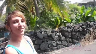 Sexy girls in porn - Hime Marie's naughty beach blowjob session on HOT-GIRLS-PORN.COM