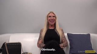 Seksowne piękności w porno - Blonde Irena with Tattoos Fucks Hard on Casting HOT-GIRLS-PORN.COM