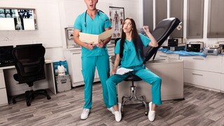 Sexy girls in porn - Stella Nash's Throat Exam Ends with London Pierce Cum in Mouth on HOT-GIRLS-PORN.COM