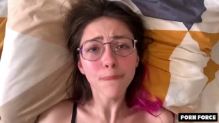 สาวเซ็กซี่ในหนังโป๊ - Small Tits, Big Cum - Amateur Couple's Rough Fucking! บน HOT-GIRLS-PORN.COM